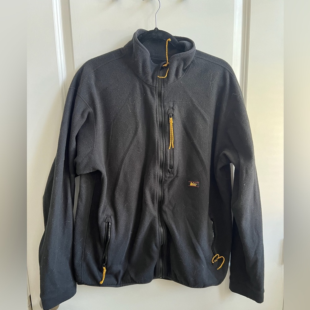 REI Co-Op Black Men's Fleece Jacket